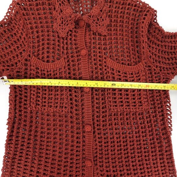 NEW Zara Limited Edition Crochet Polo Sweater Knit Shorts Matching Set Resort - Picture 4 of 13